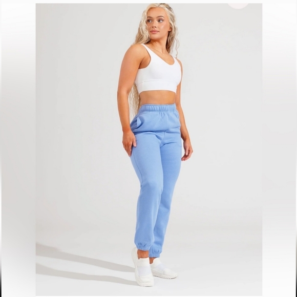 Buffbunny Collection Pants - Buffbunny Untamed Joggers V2 Rainwater Blue Size Large